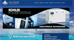 Desktop Screenshot of marinemotors.com.br