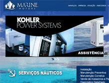 Tablet Screenshot of marinemotors.com.br